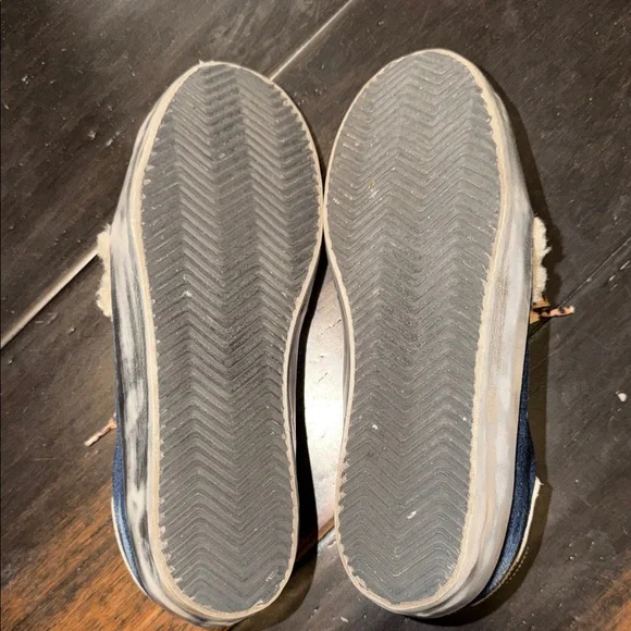 Gorgeous!! GGDB Blue Jean- White- Gold, Sherpa. Size 9. - Picture 7 of 16